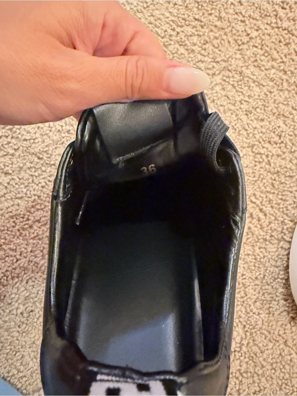 Gianni Versace Black Leather Logo Sneakers